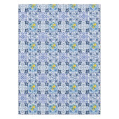 マジョリカ，タイル，レモン，シチリアのタイル   テーブルクロス (正面)