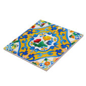 マジョリカ、レモン、シチリアのタイル、 タイル (側面)