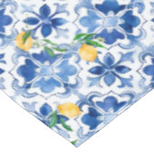 マジョリカ、レモン、シチリアのタイル、 テーブルクロス (アングル)