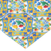 マジョリカ、レモン、シチリアのタイル、 テーブルクロス (アングル)