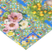 マジョリカ、レモン、シチリアのタイル、 テーブルクロス (アングル)