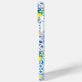 マジョリカ、レモン、シチリアのタイル、 Case-Mate iPhoneケース (裏面 / 左)