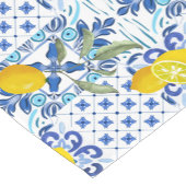 マジョリカ、レモン、タ地中海のイル   ショートテーブルランナー (コーナー)