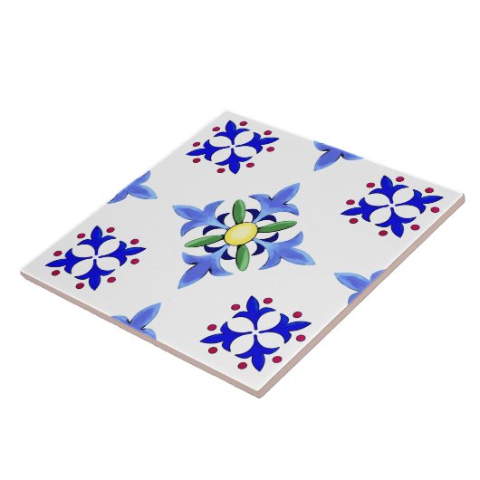 マジョリカ、地中海のスタイル  タイル (側面)