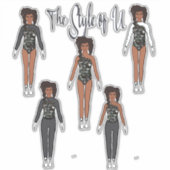 マジョレット/ダンサーのクイックチェンジスタンプ( Steel 2 シール (正面)