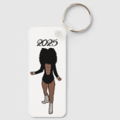 マジョレット/ダンサーキーチェーンブラックシルバータイガーA キーホルダー (裏面)