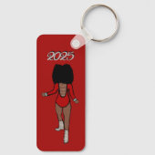 マジョレット/ダンサーキーチェーンレッドシルバータイガーA キーホルダー (裏面)