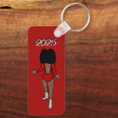 マジョレット/ダンサーキーチェーンレッドシルバータイガーA キーホルダー (裏面)