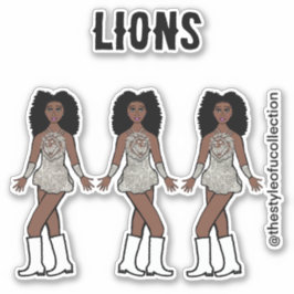 マジョレット/ダンサースティッカー銀獅子A シール