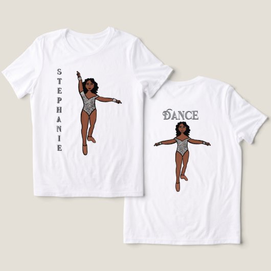 マジョレット/ダンサーティーシルバー動物 トライブレンドＴシャツ (デザイン正面&裏面)