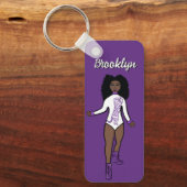 マジョレット/ダンサーKeychain Purple Tiger A キーホルダー (正面)