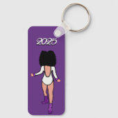 マジョレット/ Dancer Keychain Purple Tiger B キーホルダー (裏面)