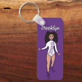 マジョレット/ Dancer Keychain Purple Tiger B キーホルダー (正面)