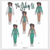 マジョレット/ Dancer Quick Change Stickers （海2） シール (シート)