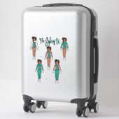 マジョレット/ Dancer Quick Change Stickers （海2） シール (スーツケース)