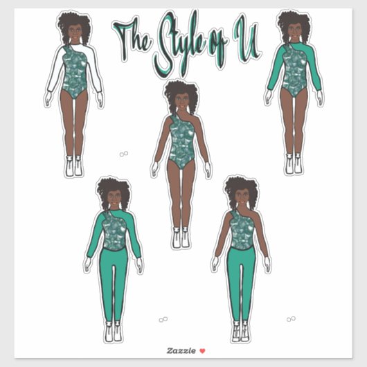 マジョレット/ Dancer Quick Change Stickers （海） シール (シート)