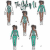 マジョレット/ Dancer Quick Change Stickers （海） シール (正面)