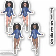 マジョレット/ Dancer Stickers Blue Silver Tiger 2