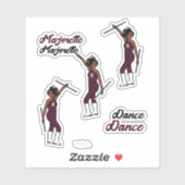 マジョレット/ Dancer Stickers Mahogany 3 シール (シート)
