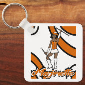 マジョレットKeychain/オレンジ キーホルダー (正面)