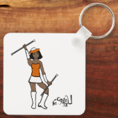 マジョレットKeychain/オレンジ キーホルダー (裏面)