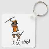 マジョレットKeychain/オレンジ キーホルダー (裏面)