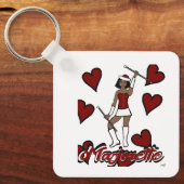 マジョレットKeychain/赤 キーホルダー (正面)