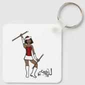 マジョレットKeychain/赤 キーホルダー (裏面)