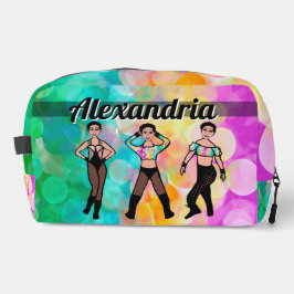 マジョレパーソナライズされたットダンサーパステル&ブラック#2 ドップキット