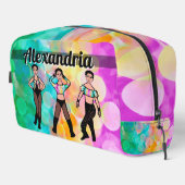 マジョレパーソナライズされたットダンサーパステル&ブラック#2 ドップキット (右コーナー)