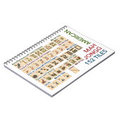 マジョンアメリカン・タイル ノートブック (左側)