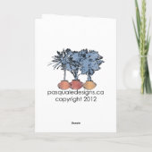 マジョンアルフレスコ誕生日カード カード (裏面)