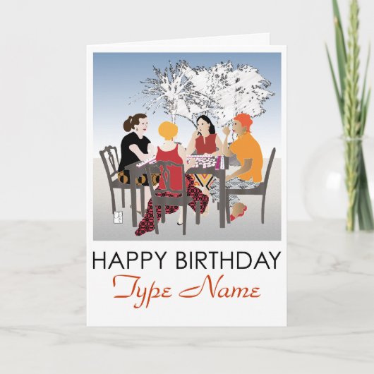 マジョンアルフレスコ誕生日カード カード (正面)