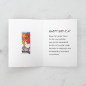 マジョンアルフレスコ誕生日カード カード (内部)