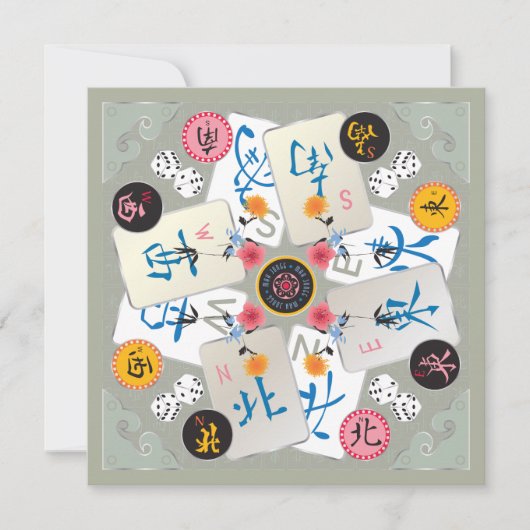 マジョンウィンズフラットカード ノートカード (正面)