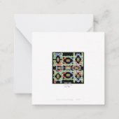 マジョンエイトバムズスモールカード ノートカード (裏面)