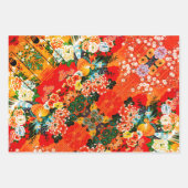 マジョンエグレトアンドペイズリー ラッピングペーパーシート (正面3)