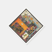 マジョンオレンジテーブル スタンダードカクテルナプキン (角)