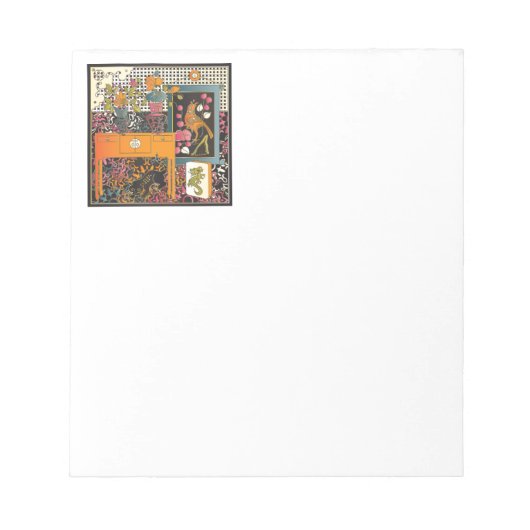 マジョンオレンジテーブル ノートパッド (正面)