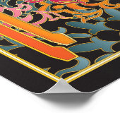 マジョンオレンジテーブル ポスター (角)