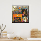 マジョンオレンジテーブル ポスター (キッチン)