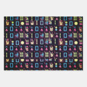 マジョンカラータイル包装紙 ラッピングペーパーシート (正面)