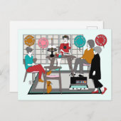 マジョンキャット誕生日 ポストカード (正面/裏面)