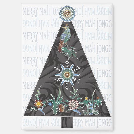 マジョンクリスマスツリーマグネット マグネット (正面)