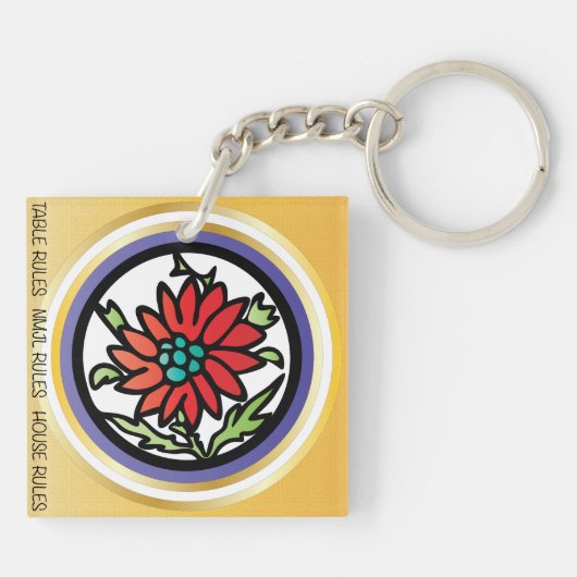 マジョングことわざピークパス キーホルダー (裏面)