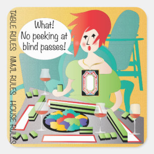 マジョングことわざピークパス スクエアシール