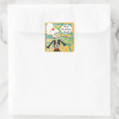 マジョングことわざ先読み スクエアシール (バッグ)