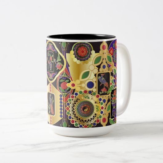 マジョングジュエリーマグ ツートーンマグカップ (正面右)