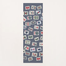 マジョングタイルデザインオン濃い青