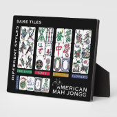 マジョングタイル同類 フォトプラーク (側面)